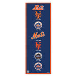 New York Mets Wood Sign 6" x 17"