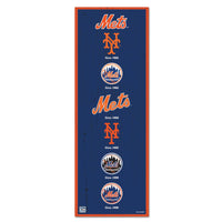 New York Mets Wood Sign 6" x 17"