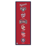 Washington Nationals Wood Sign 6" x 17"