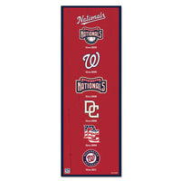 Washington Nationals Wood Sign 6" x 17"