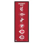 Cincinnati Reds Wood Sign 6" x 17"