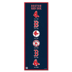 Boston Red Sox Wood Sign 6" x 17"