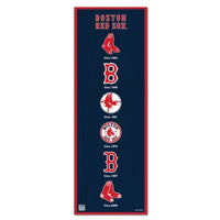 Boston Red Sox Wood Sign 6" x 17"