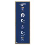 Kansas City Royals Wood Sign 6" x 17"