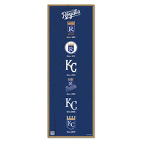 Kansas City Royals Wood Sign 6" x 17"