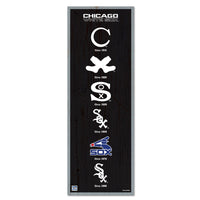 Chicago White Sox Wood Sign 6" x 17"