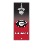 Georgia Bulldogs Bottle Opener Sign 5x11