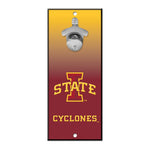 Iowa State Cyclones Bottle Opener Sign 5x11