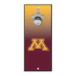 Minnesota Golden Gophers Bottle Opener Sign 5x11