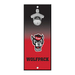 NC State Wolfpack Bottle Opener Sign 5x11