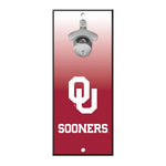 Oklahoma Sooners Bottle Opener Sign 5x11