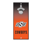 Oklahoma State Cowboys Bottle Opener Sign 5x11