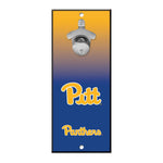 Pittsburgh Panthers Bottle Opener Sign 5x11