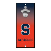 Syracuse Orange GRADIENT Bottle Opener Sign 5x11