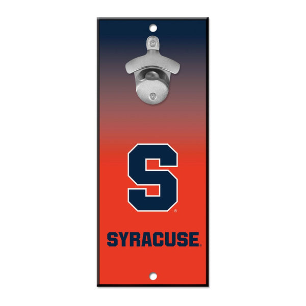 Syracuse Orange GRADIENT Bottle Opener Sign 5x11