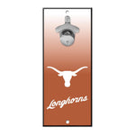 Texas Longhorns GRADIENT Bottle Opener Sign 5x11