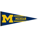 Michigan Wolverines Premium Pennant 12" x 30"