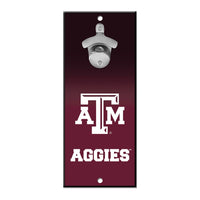 Texas A&M Aggies GRADIENT Bottle Opener Sign 5x11