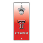 Texas Tech Red Raiders GRADIENT Bottle Opener Sign 5x11