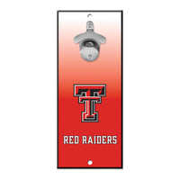 Texas Tech Red Raiders GRADIENT Bottle Opener Sign 5x11
