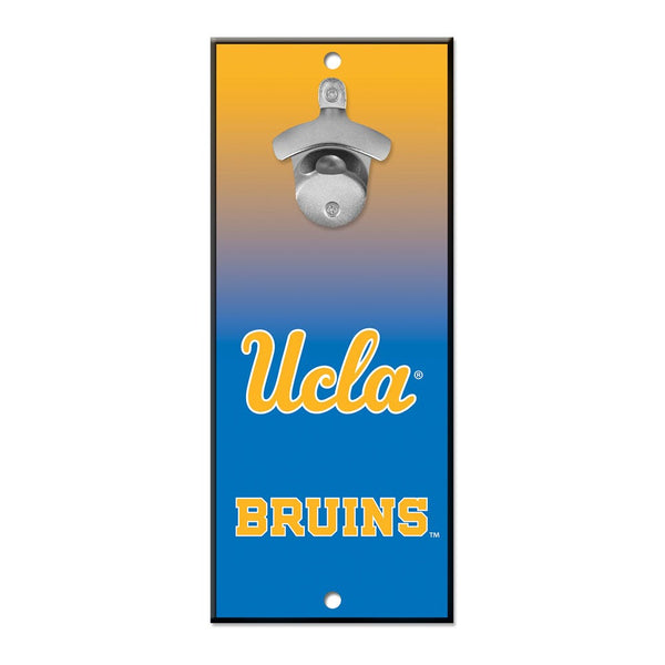 UCLA Bruins GRADIENT Bottle Opener Sign 5x11