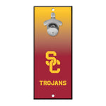 USC Trojans GRADIENT Bottle Opener Sign 5x11