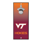Virginia Tech Hokies GRADIENT Bottle Opener Sign 5x11