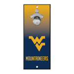 West Virginia Mountaineers GRADIENT Bottle Opener Sign 5x11
