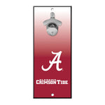 Alabama Crimson Tide Bottle Opener Sign 5x11