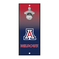 Arizona Wildcats Bottle Opener Sign 5x11