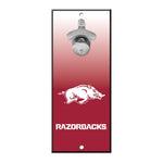 Arkansas Razorbacks Bottle Opener Sign 5x11
