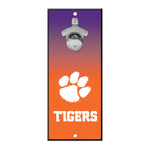 Clemson Tigers Bottle Opener Sign 5x11