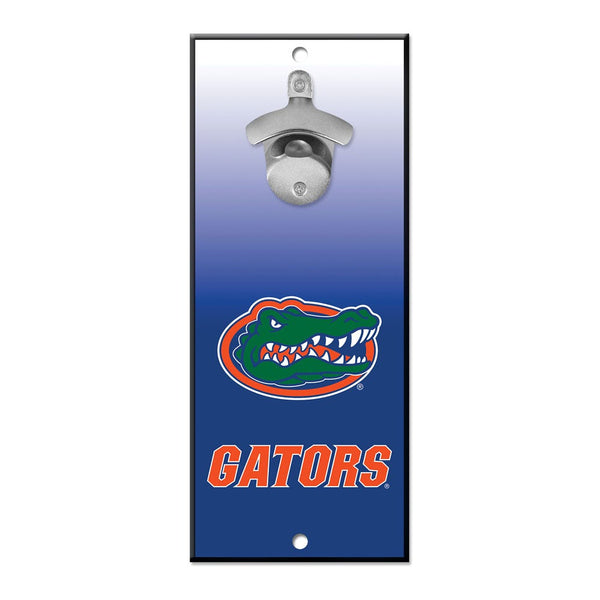 Florida Gators Bottle Opener Sign 5x11