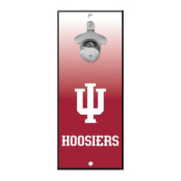 Indiana Hoosiers Bottle Opener Sign 5x11