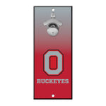 Ohio State Buckeyes GRADIENT Bottle Opener Sign 5x11
