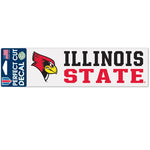 Wholesale-Illinois State Redbirds Perfect Cut Decals 3" x 10"