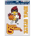 Iowa State Cyclones / Vintage Collegiate Multi Use 3 Fan Pack