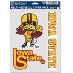 Iowa State Cyclones / Vintage Collegiate Multi Use 3 Fan Pack
