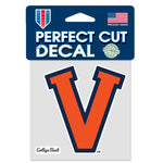 Wholesale-Virginia Cavaliers /College Vault Perfect Cut Color Decal 4" x 4"