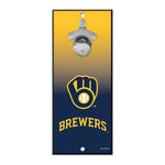 Milwaukee Brewers Bottle Opener Sign 5x11