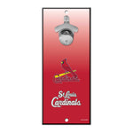 St. Louis Cardinals Bottle Opener Sign 5x11