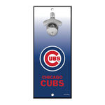 Chicago Cubs Bottle Opener Sign 5x11