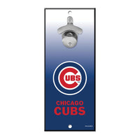 Chicago Cubs Bottle Opener Sign 5x11