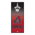 Arizona Diamondbacks Bottle Opener Sign 5x11