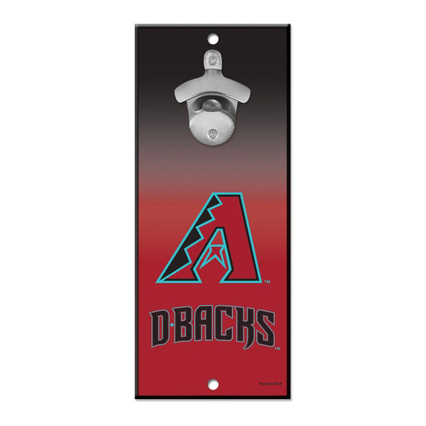 Arizona Diamondbacks Bottle Opener Sign 5x11