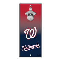Washington Nationals Bottle Opener Sign 5x11