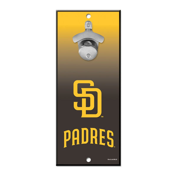 San Diego Padres Bottle Opener Sign 5x11