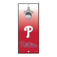Philadelphia Phillies Bottle Opener Sign 5x11