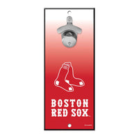 Boston Red Sox Bottle Opener Sign 5x11