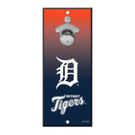 Detroit Tigers Bottle Opener Sign 5x11
